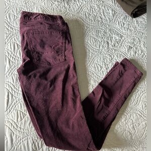 American eagle corduroy jeggings